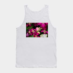 A Rose Among The Clematis Tank Top